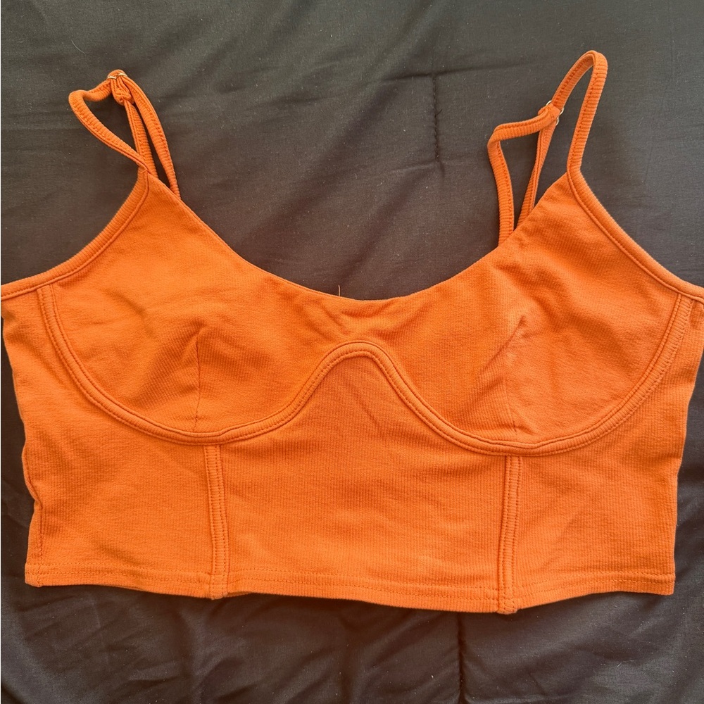 Fashion Nova Orange Crop Top